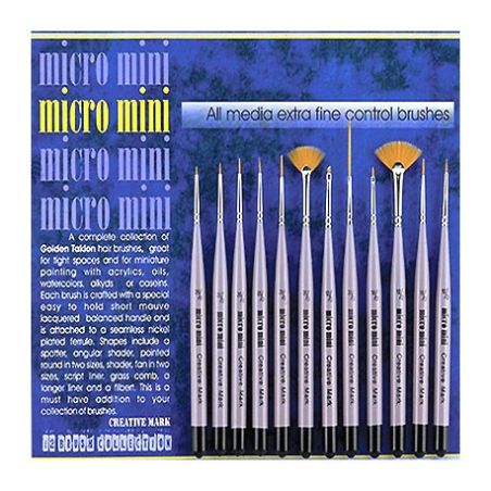 SET 12 PINCEAUX MICRO-MINI 