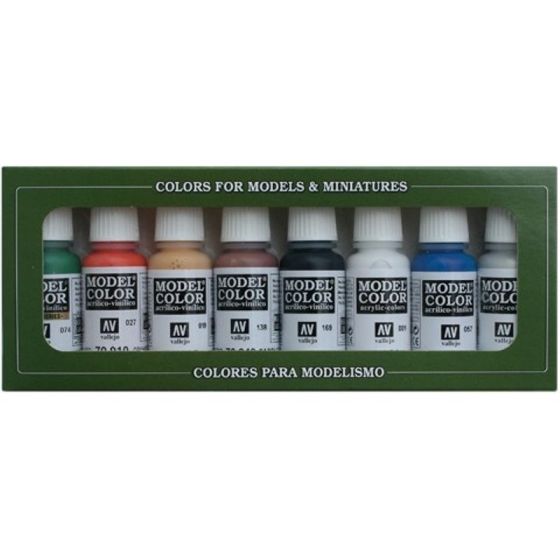 Vallejo Set Model Color : Wargames Basics Pour Maquettes  8X17Ml