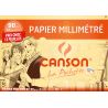 Pochette 12 Feuilles De Papier Millimetre Canson A4 90G