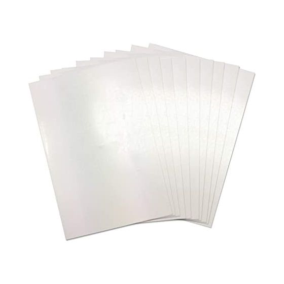 Plastique rhodoïd transparent - 10 feuilles - Feuilles et films