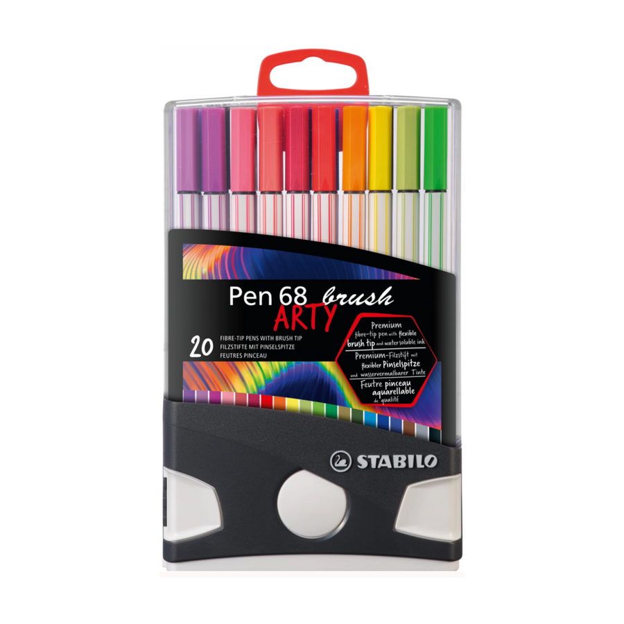 STABILO - Feutres de coloriage Pen68 Arty, 12 pi…