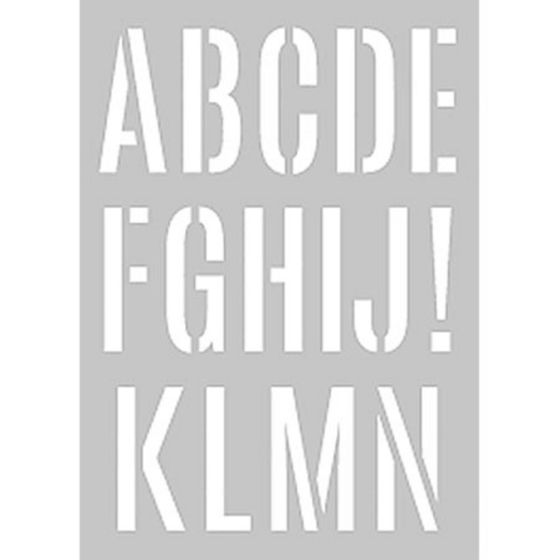 POCHOIR A3 ALPHABET GEANT 