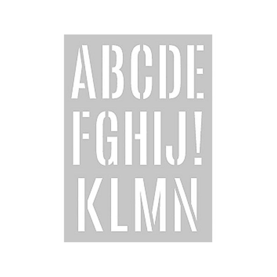 POCHOIR A3 ALPHABET GEANT POCHOIR A3 ALPHABET GEANT