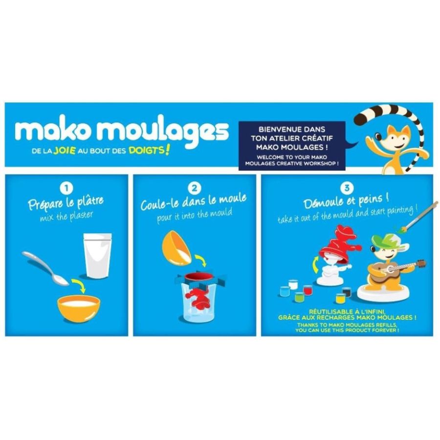 Mako Moulages Recharge Platre 800 Grs