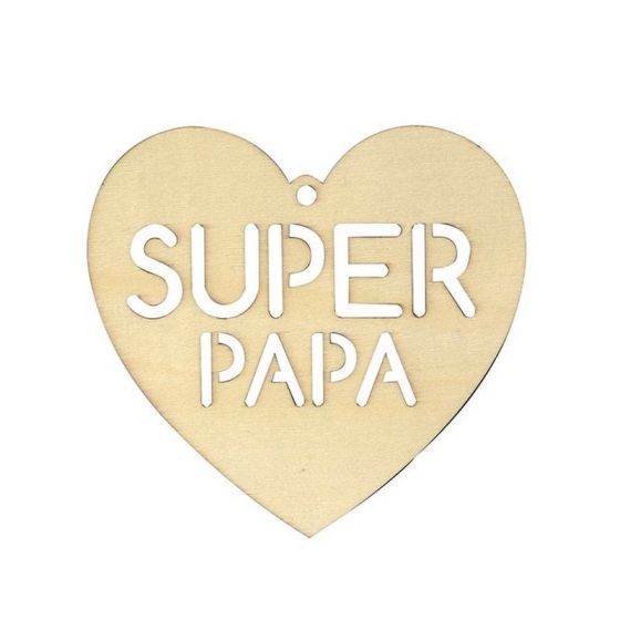 SILHOUETTE BOIS -SUPER PAPA 