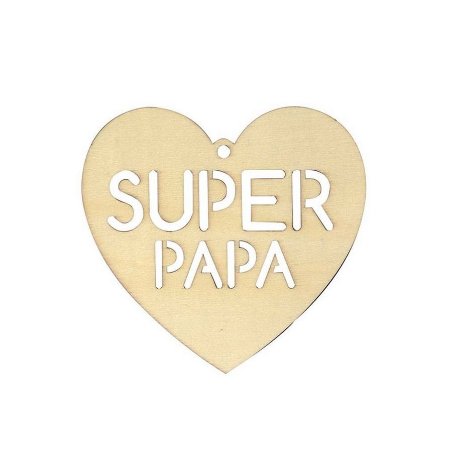 SILHOUETTE BOIS -SUPER PAPA SILHOUETTE BOIS -SUPER PAPA