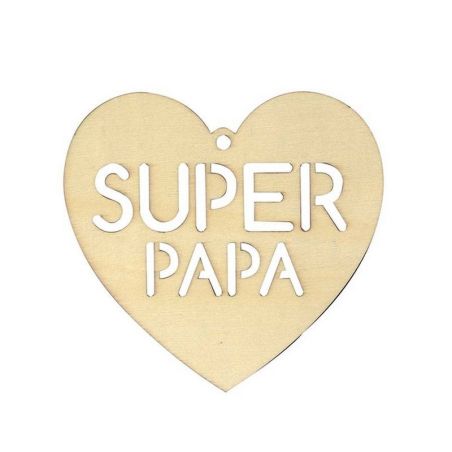 SILHOUETTE BOIS -SUPER PAPA 