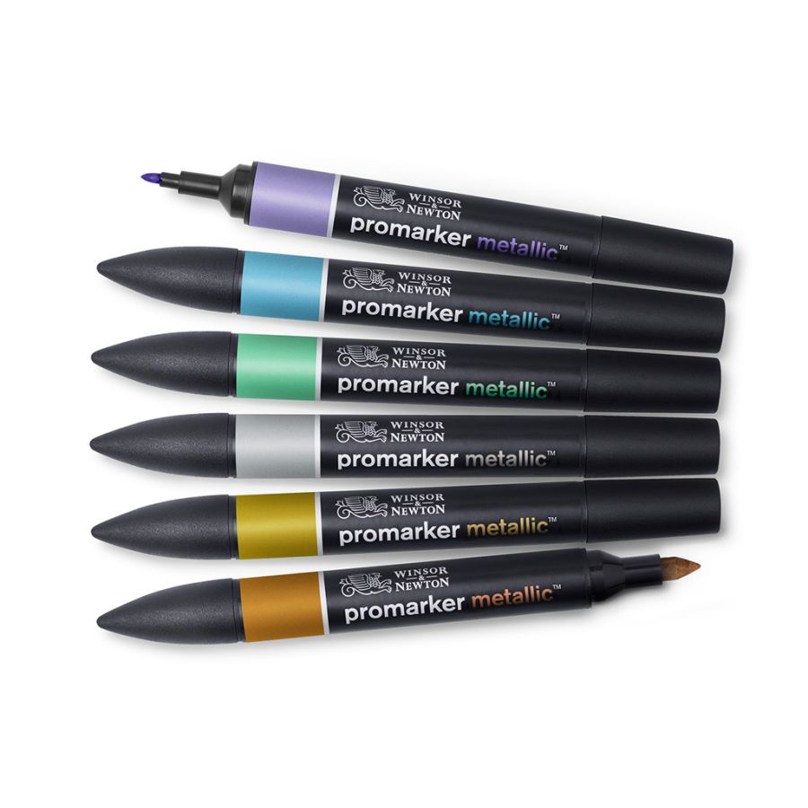 Winsor & Newton - Feutre Double Pointe Metallic Marker