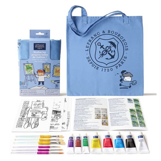 Kit De Peinture Enfant - Mon Petit Chef D'Oeuvre - Lefranc Bourgeois
