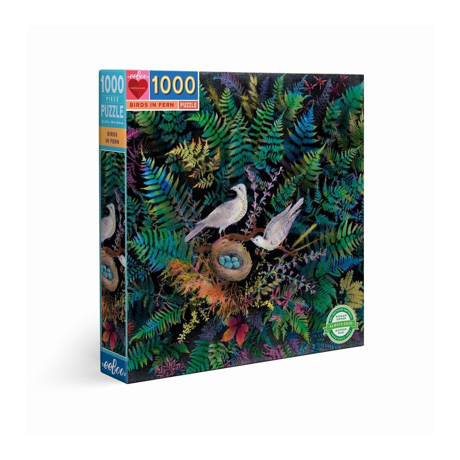 PUZZLE - OISEAUX DANS LA FOUGERE 1000 PIECES IM#5898 PUZZLE - OISEAUX DANS LA FOUGERE 1000 PIECES IM#5898