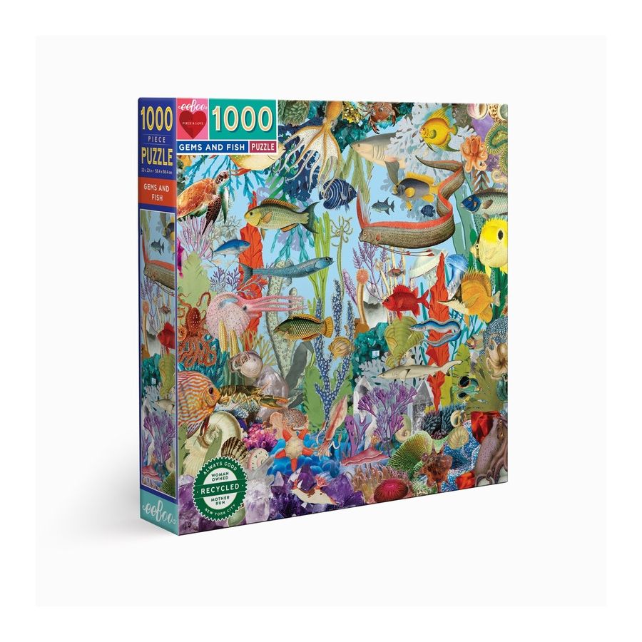 PUZZLE - GEMS AND FISH 1000 PIECES IM#5920