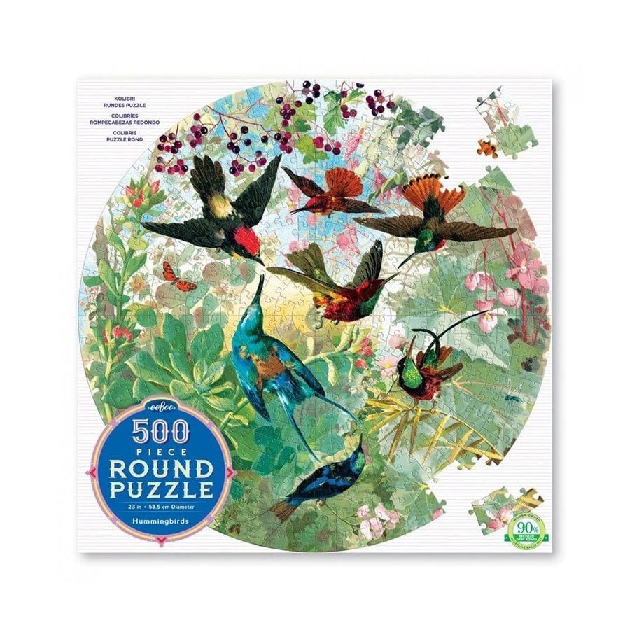 PUZZLE - HUMMINGBIRDS 500 PIECES IM#5933 PUZZLE - HUMMINGBIRDS 500 PIECES IM#5933