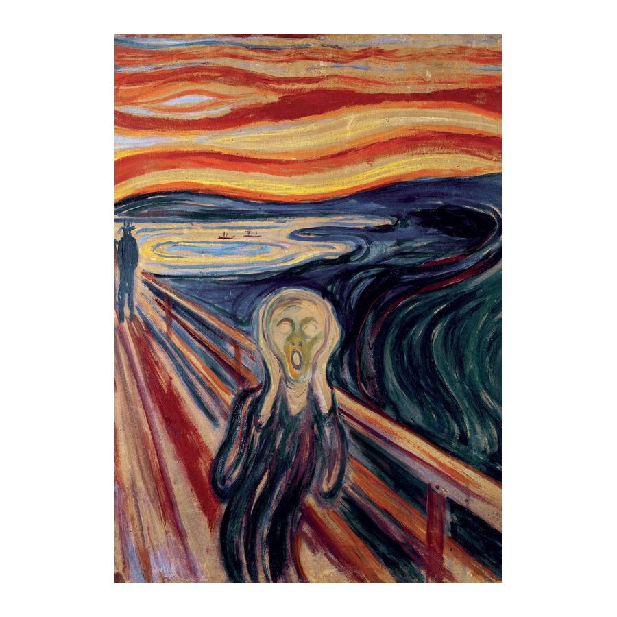PUZZLE - PIATNIK- MUNCH - LE CRI IM#5958