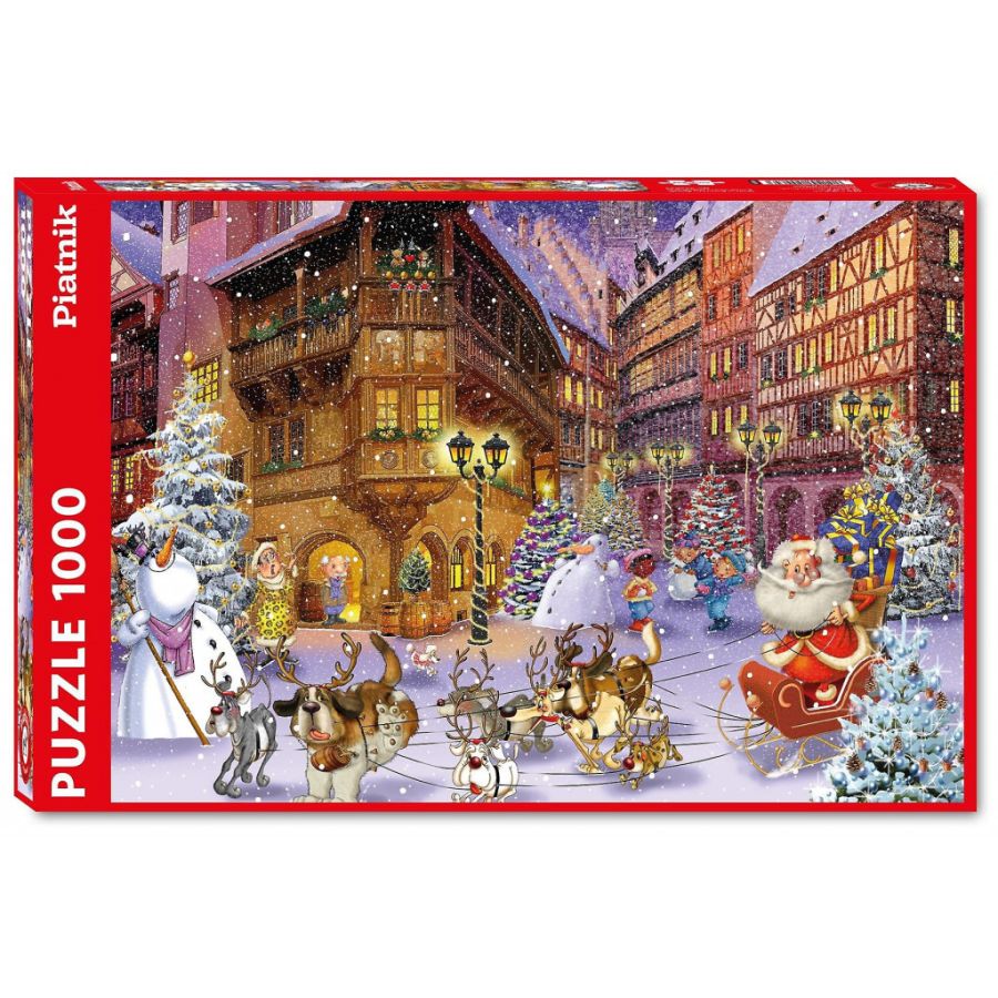 Puzzle 1000 pièces Déco de Noël