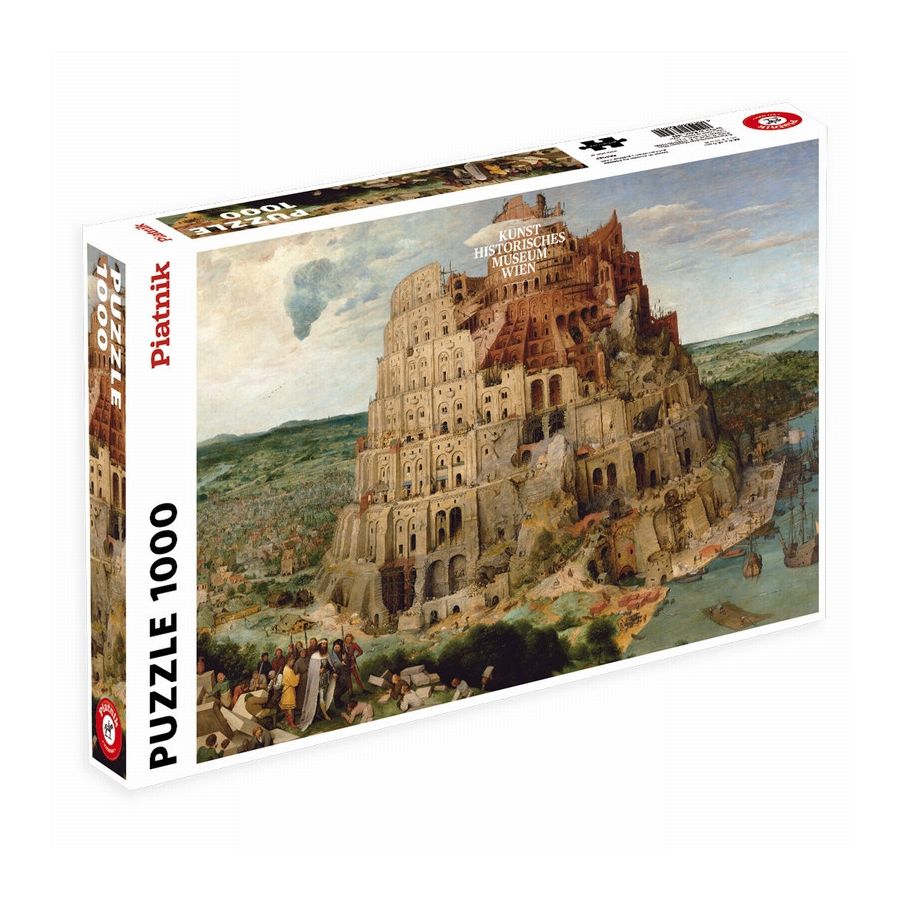 PIATNIK - BRUEGEL - LA TOUR DE BABEL  1000 PIECES IM#6003