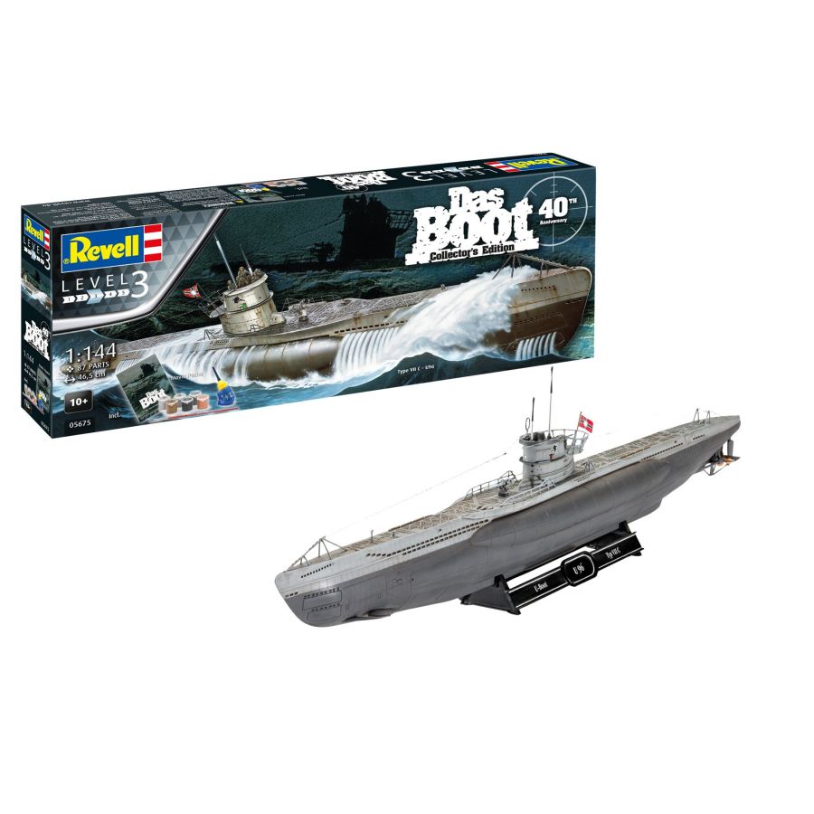 REVELL - COFFRET CADEAU DAS BOOT U96 COLLECTOR 40E ANNIVERSAIRE IM#6033 REVELL - COFFRET CADEAU DAS BOOT U96 COLLECTOR 40E ANNIVERSAIRE IM#6033