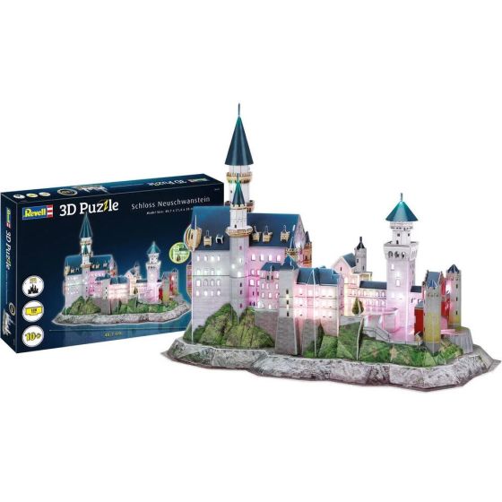 REVELL - PUZZLE 3D CHATEAU DE NEUSCHWANSTEIN- EDITION LED IM#6066