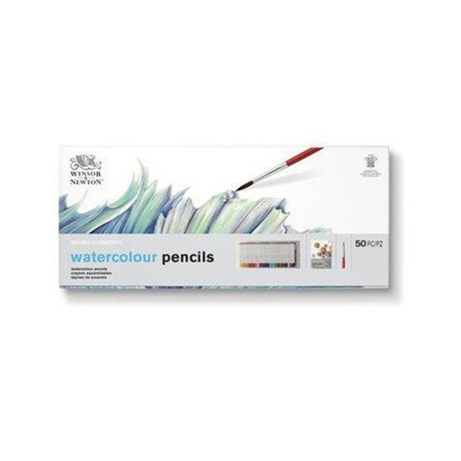 Winsor & Newton Coffret Crayons De Couleur Aquarellables Studio Collection 50Pcs