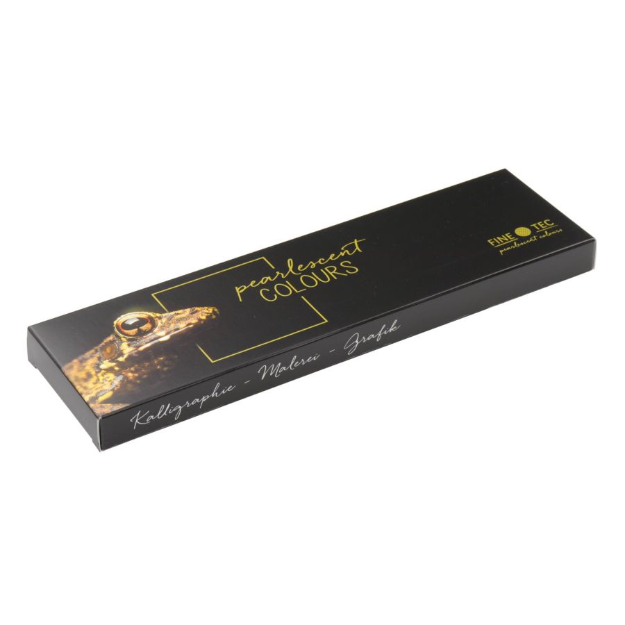 Boite Metal D'Aquarelle Fine 6 Couleurs Metalliques Finetec