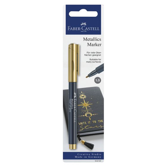 Marqueurs Metallics 1.5Mm Or Sous Blister - Faber Castell