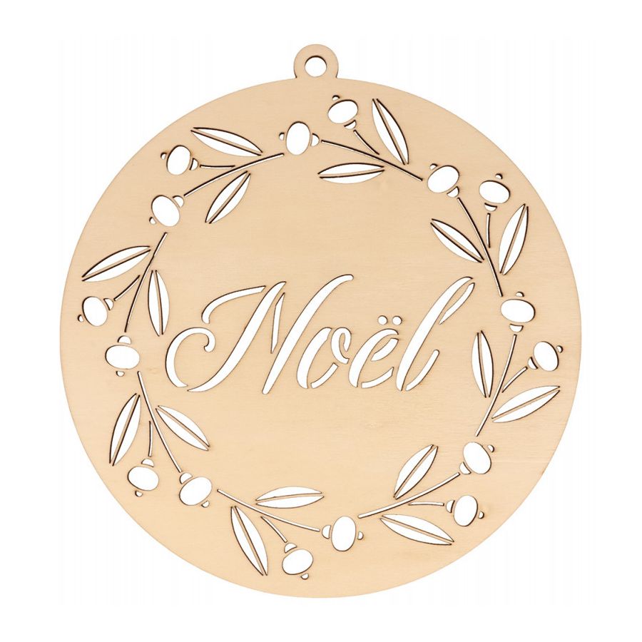 MEDAILLON EN BOIS A SUSPENDRE NOEL "SPLENDID CHRISTMAS" IM#6482 MEDAILLON EN BOIS A SUSPENDRE NOEL "SPLENDID CHRISTMAS" IM#6482