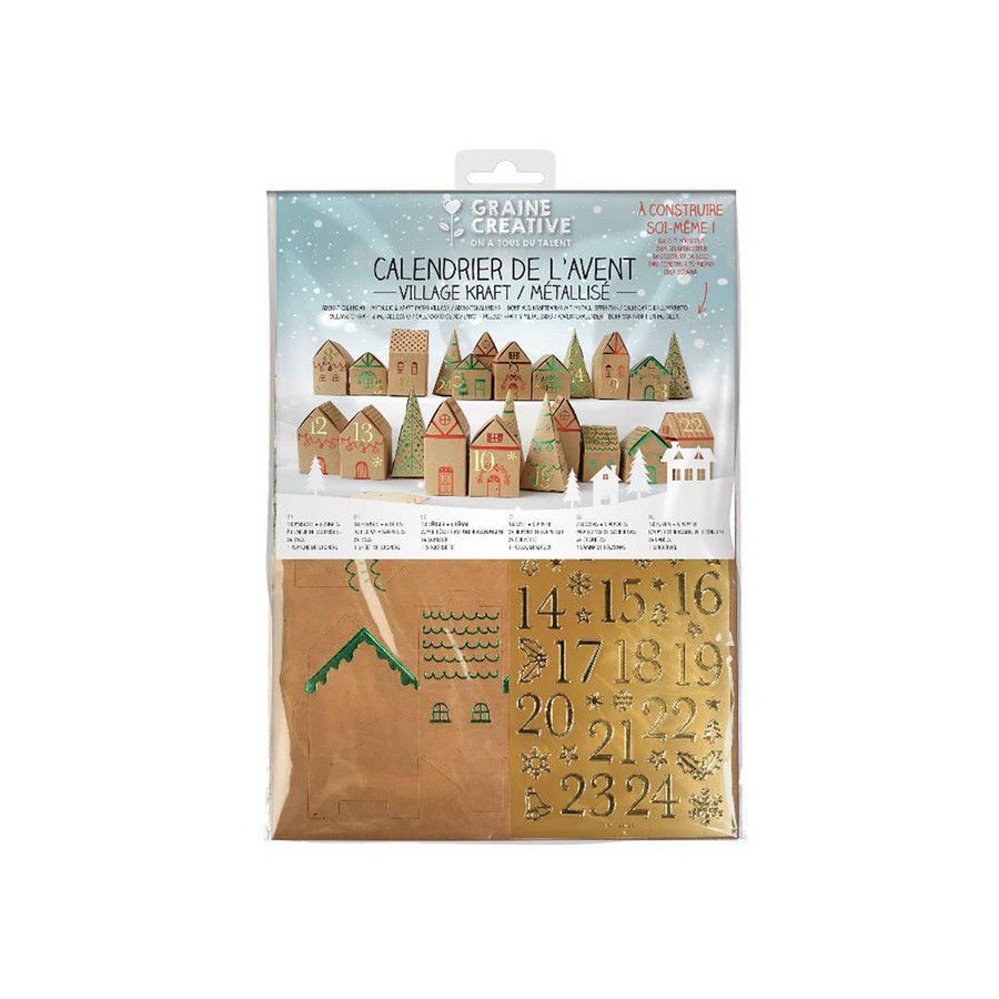 CALENDRIER DE L'AVENT VILLAGE IM#6582 CALENDRIER DE L'AVENT VILLAGE IM#6582