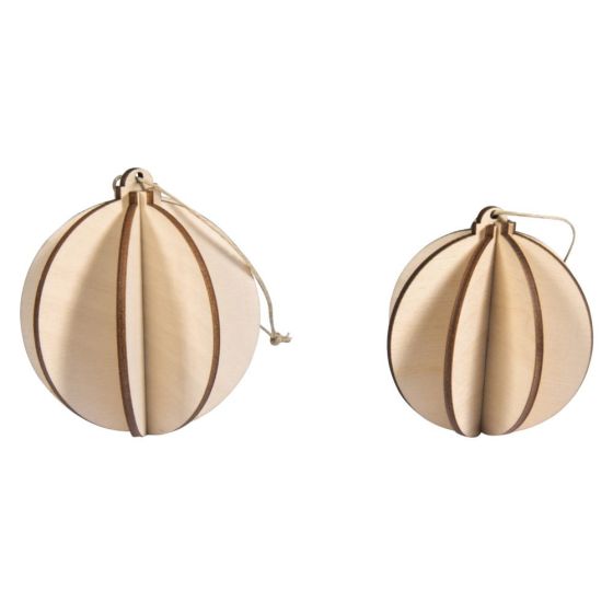 boules en bois 3D Rayher