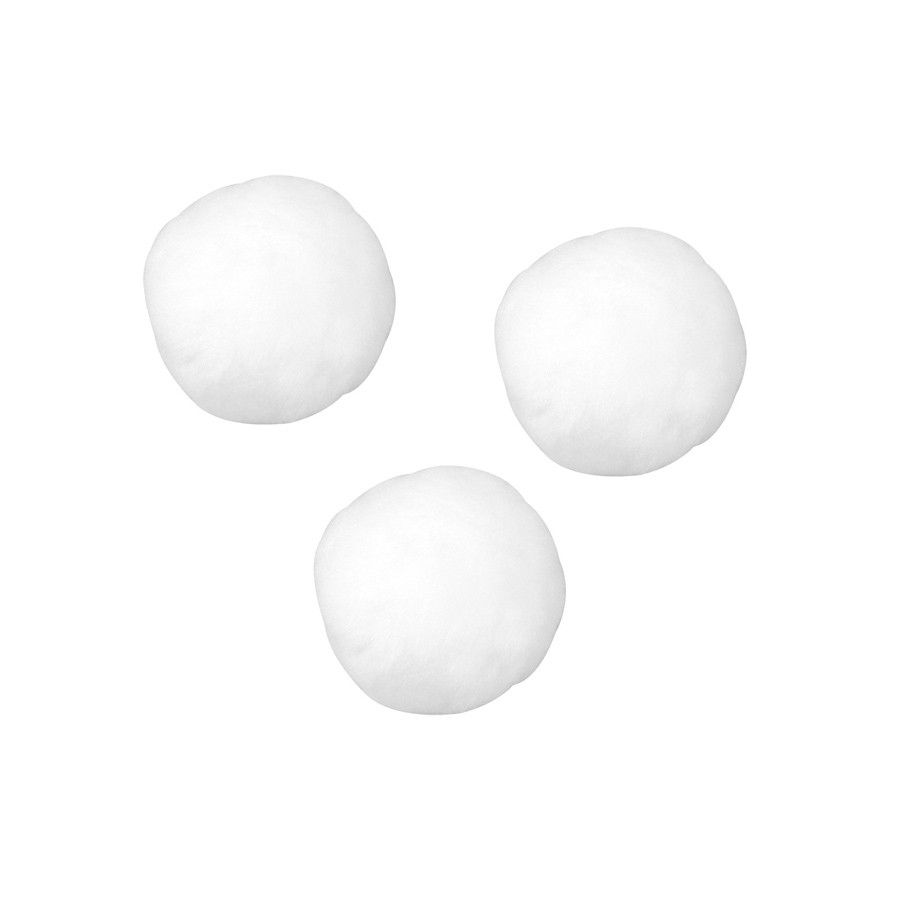 SET DE 60 POMPONS 15MM BLANC IM#6663 SET DE 60 POMPONS 15MM BLANC IM#6663