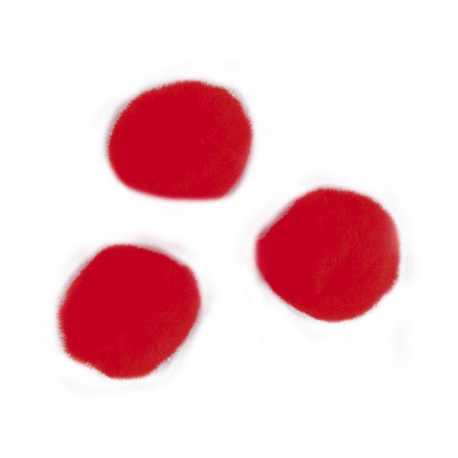 SET DE 60 POMPONS 15MM ROUGE IM#6664 SET DE 60 POMPONS 15MM ROUGE IM#6664