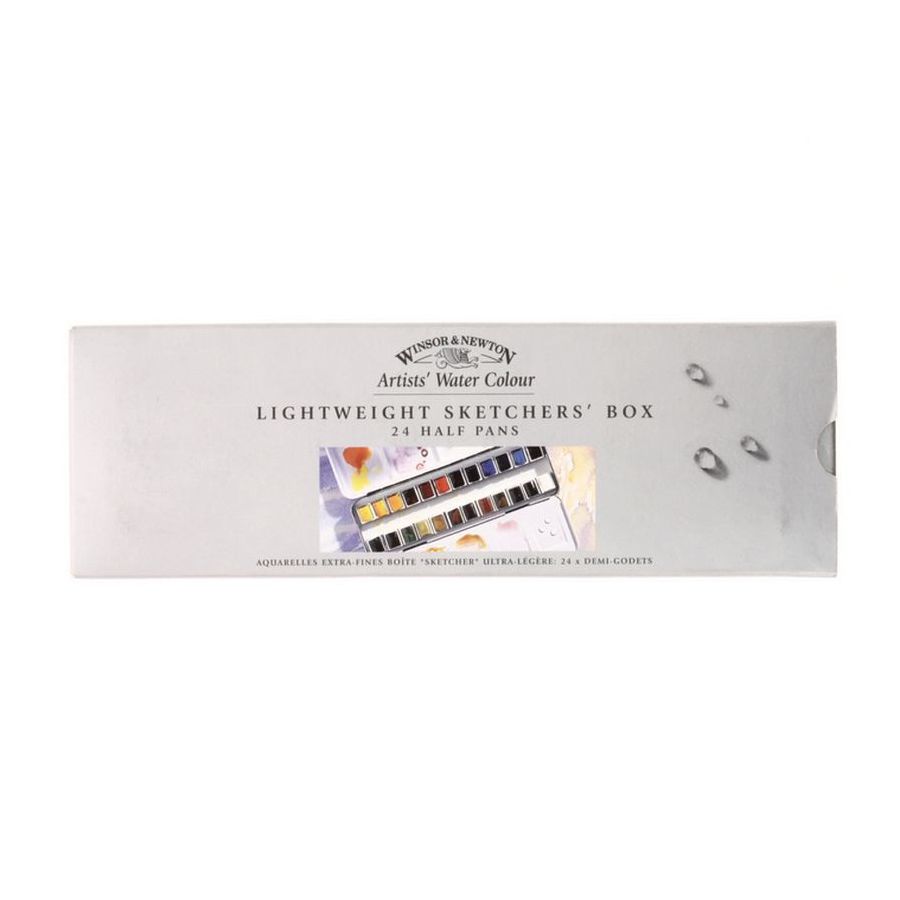 W&N BOITE METAL AQUARELLE EXTRA FINE SKETCHER 24 DEMI GODETS IM#6678 W&N BOITE METAL AQUARELLE EXTRA FINE SKETCHER 24 DEMI GODETS IM#6678
