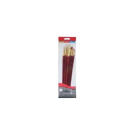 POCHETTE 6 BROSSES NATURELS ET SYNTH IM#671