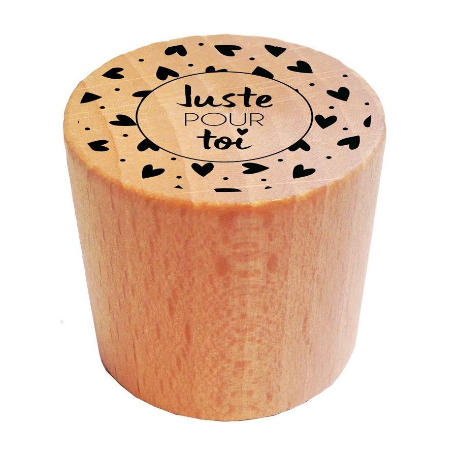 TAMPON BOIS ROND JUSTE POUR TOI IM#6766 TAMPON BOIS ROND JUSTE POUR TOI IM#6766