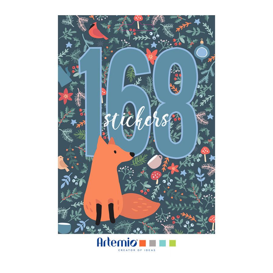 LIVRET DE 168 STICKERS "WOODSY CHRISTMAS" IM#6805