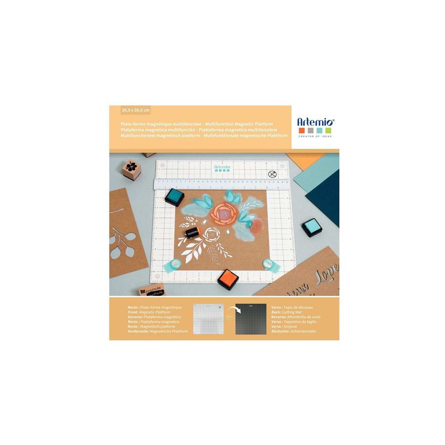 PLATEFORME MAGNETIQUE MULTIFONCTION 30.5X30.5 ARTEMIO IM#6823