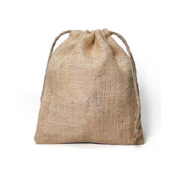 SAC TOILE DE JUTE 18X21CM IM#6901