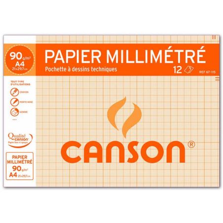 12 F. MILLIMETRE BISTRE A4 90G IM#694