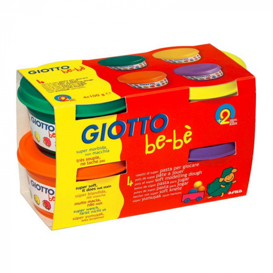 PATE A JOUER 4X100G GIOTTO BE-BE IM#717