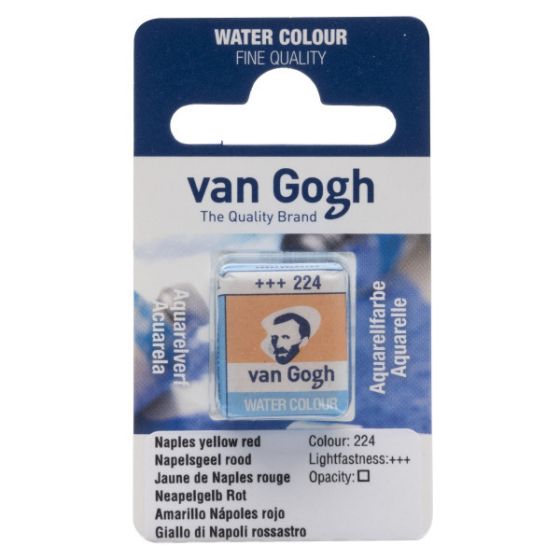 AQUARELLE FINE VAN GOGH DEMI-GODET Couleur:JAUNE DE NAPLES ROUGEIM#7641