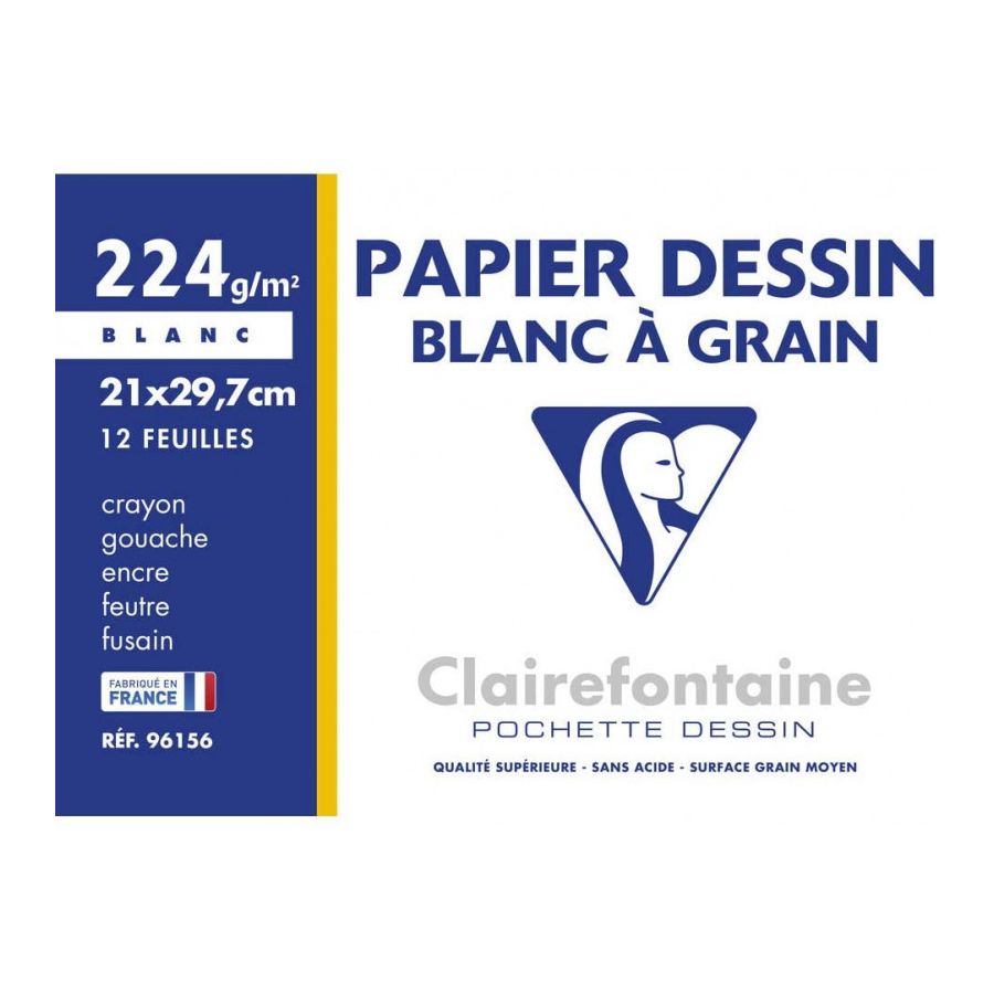 POCHETTE PAPIER A GRAIN 224G A4 12F IM#785 POCHETTE PAPIER A GRAIN 224G A4 12F IM#785