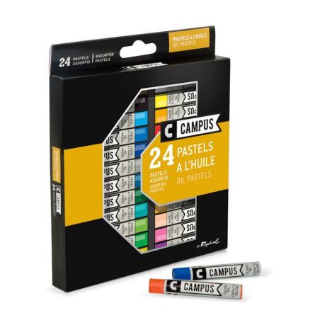 PASTEL HUILE CAMPUS BOITE 24   