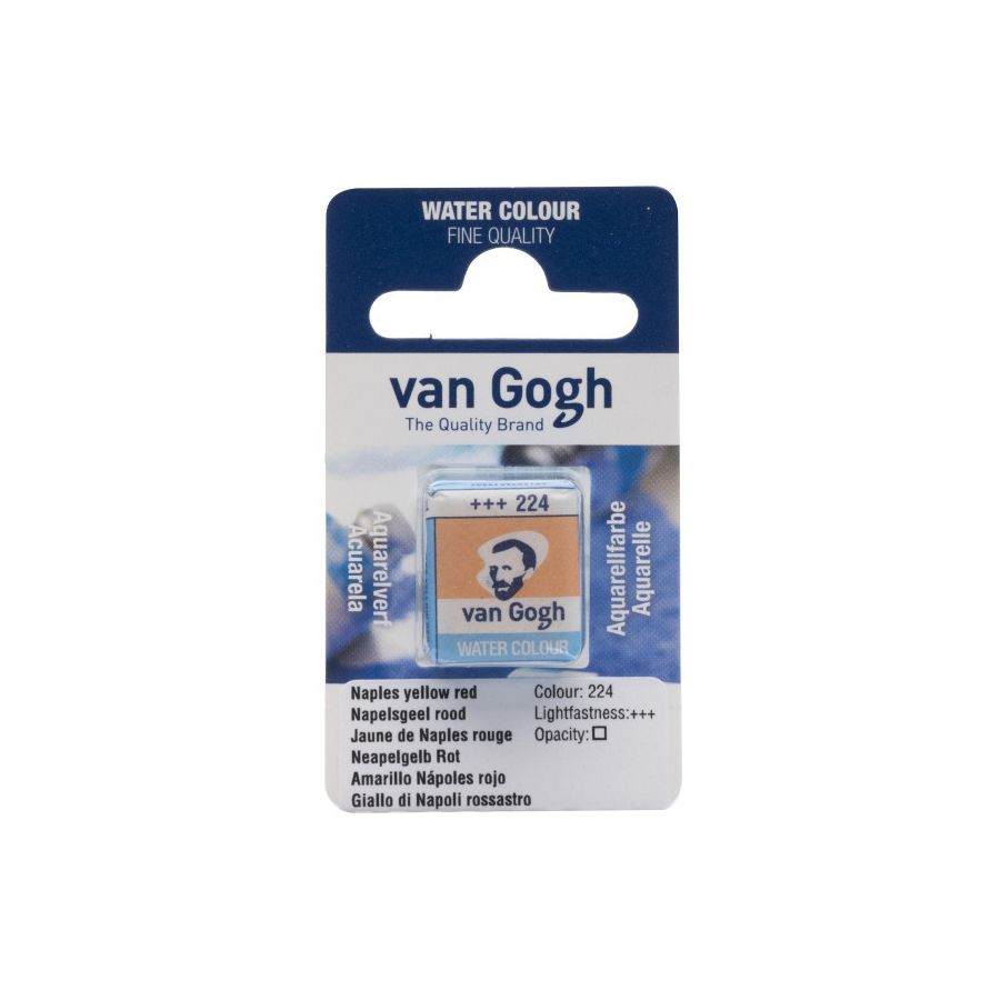 AQUARELLE FINE VAN GOGH DEMI-GODET Couleur:JAUNE DE NAPLES ROUGEIM#8043