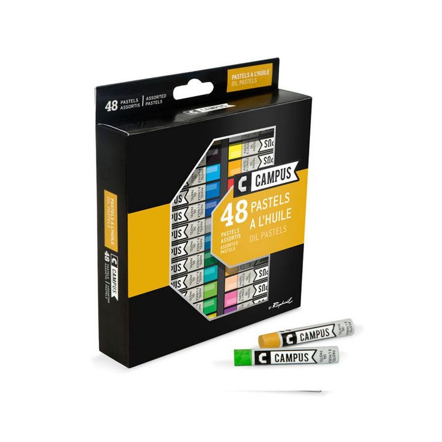 PASTEL HUILE CAMPUS BOITE 48   