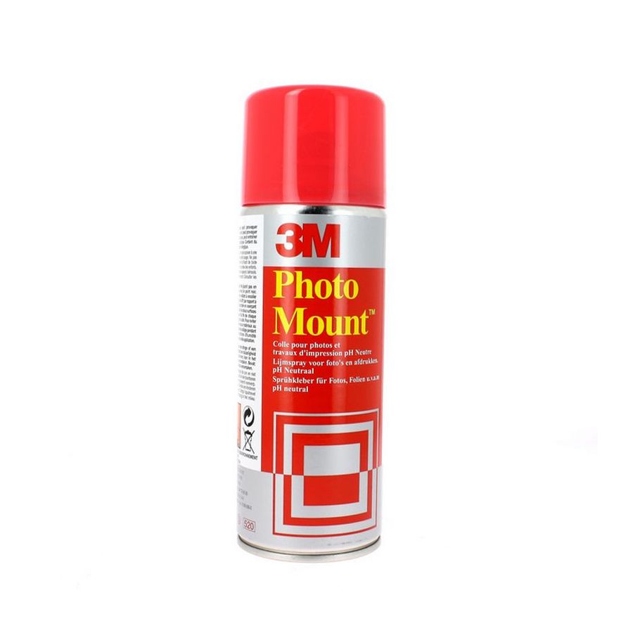 COLLE EN BOMBE AEROSOL PERMANENTE PHOTOMOUNT 3M 400ML