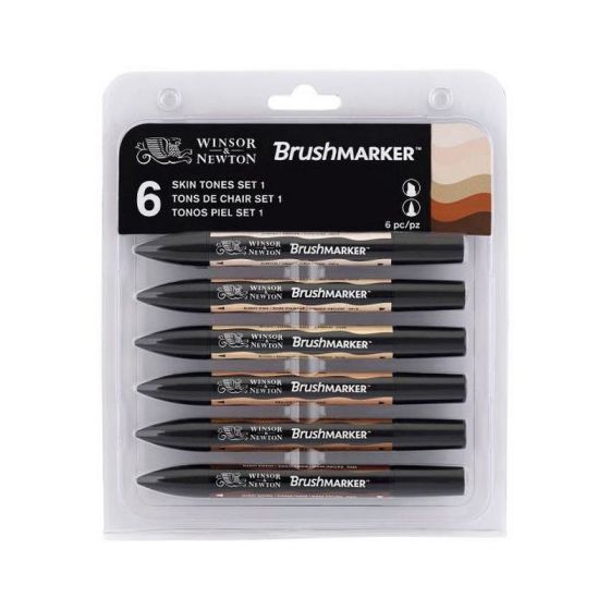 SET 6 BRUSHMARKER TONS CHAIR WINSOR & NEWTON IM#8195