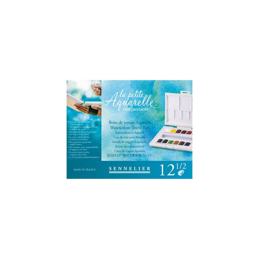 LA PETITE AQUARELLE 12 DEMI-GODETS FINE LA PETITE AQUARELLE 12 DEMI-GODETS FINE