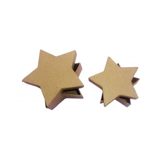 LOT 2 BOITES ETOILES 10 X 3 ET 12 X 3 CM IM#825