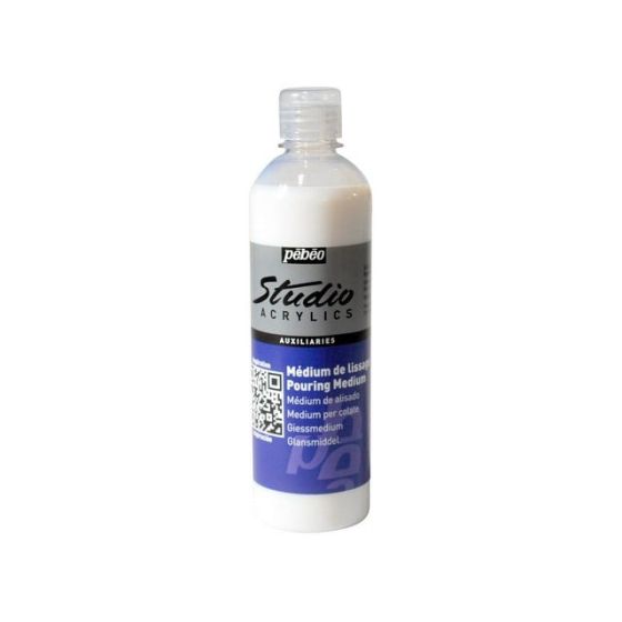 Medium De Lissage Pouring Studio Acrylics 500Ml Pebeo