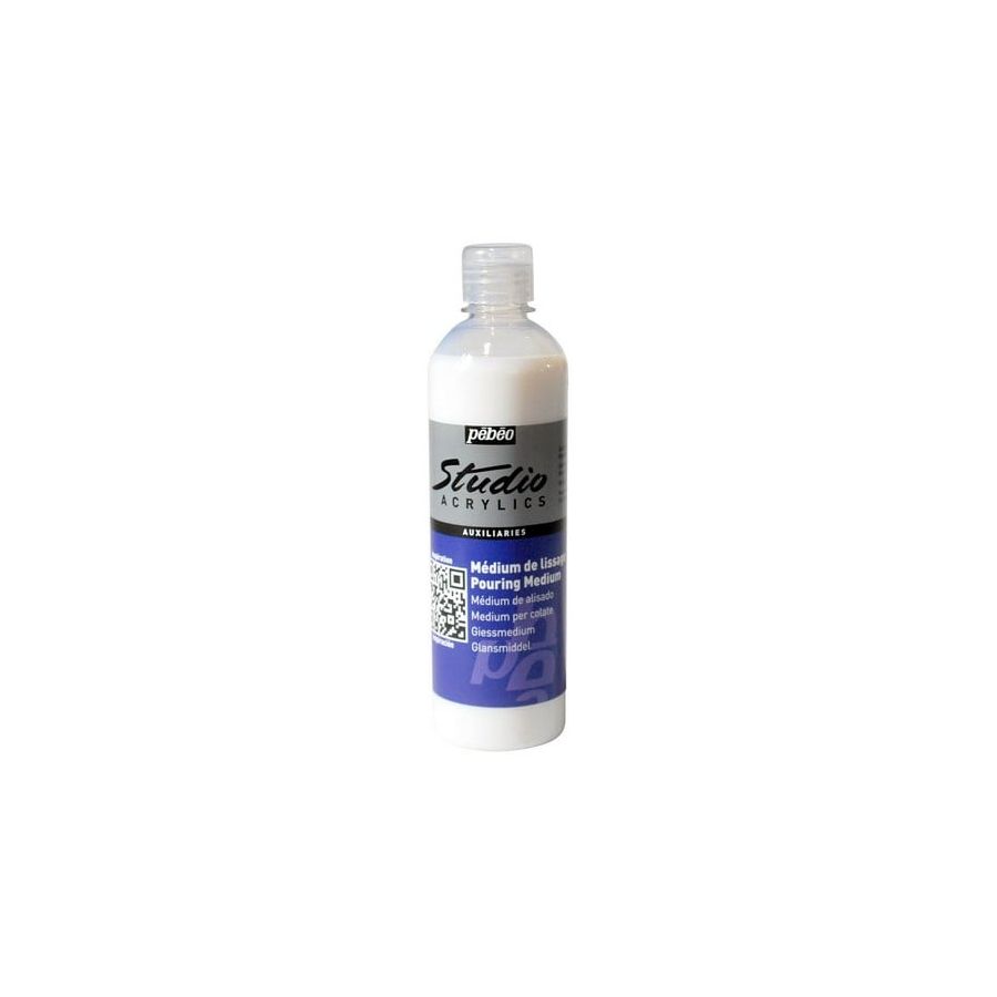 Medium De Lissage Pouring Studio Acrylics 500Ml Pebeo