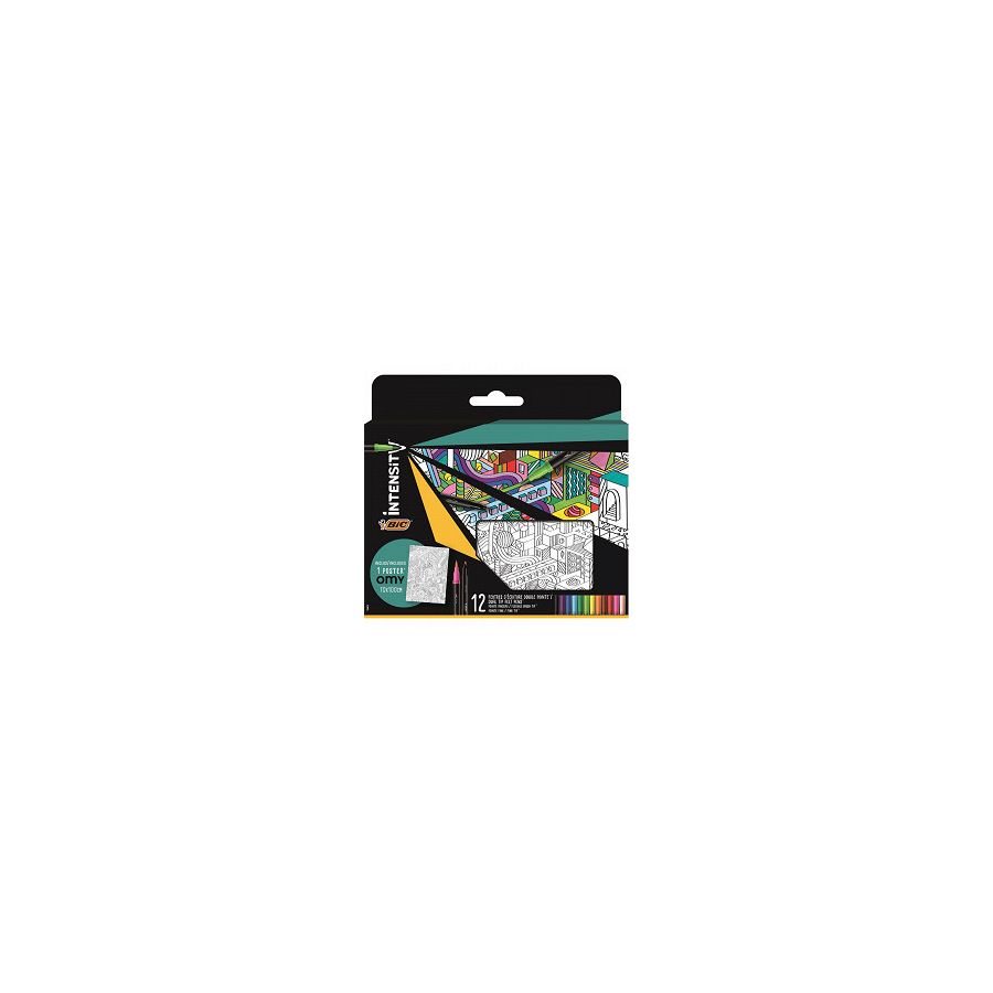 Bic Set De 12 Feutres Double Pointe Intensity