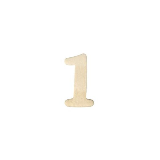 Rayher Chiffres en bois hauteur 4 cm